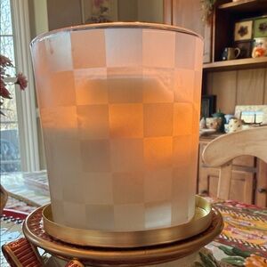 MacKenzie Childs Double wick Marketplace Candle NIB